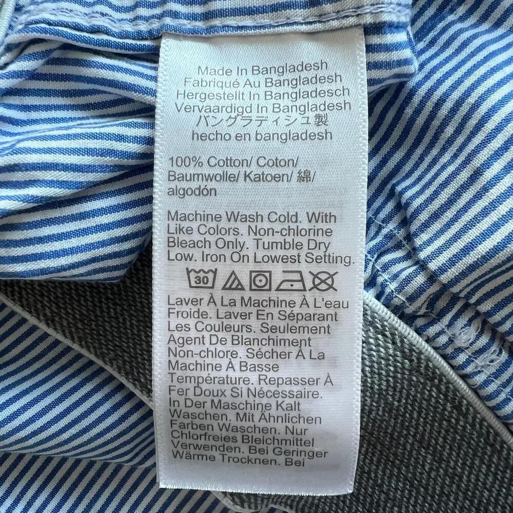 J Crew Mens Patterned Boxers XL Striped BW438